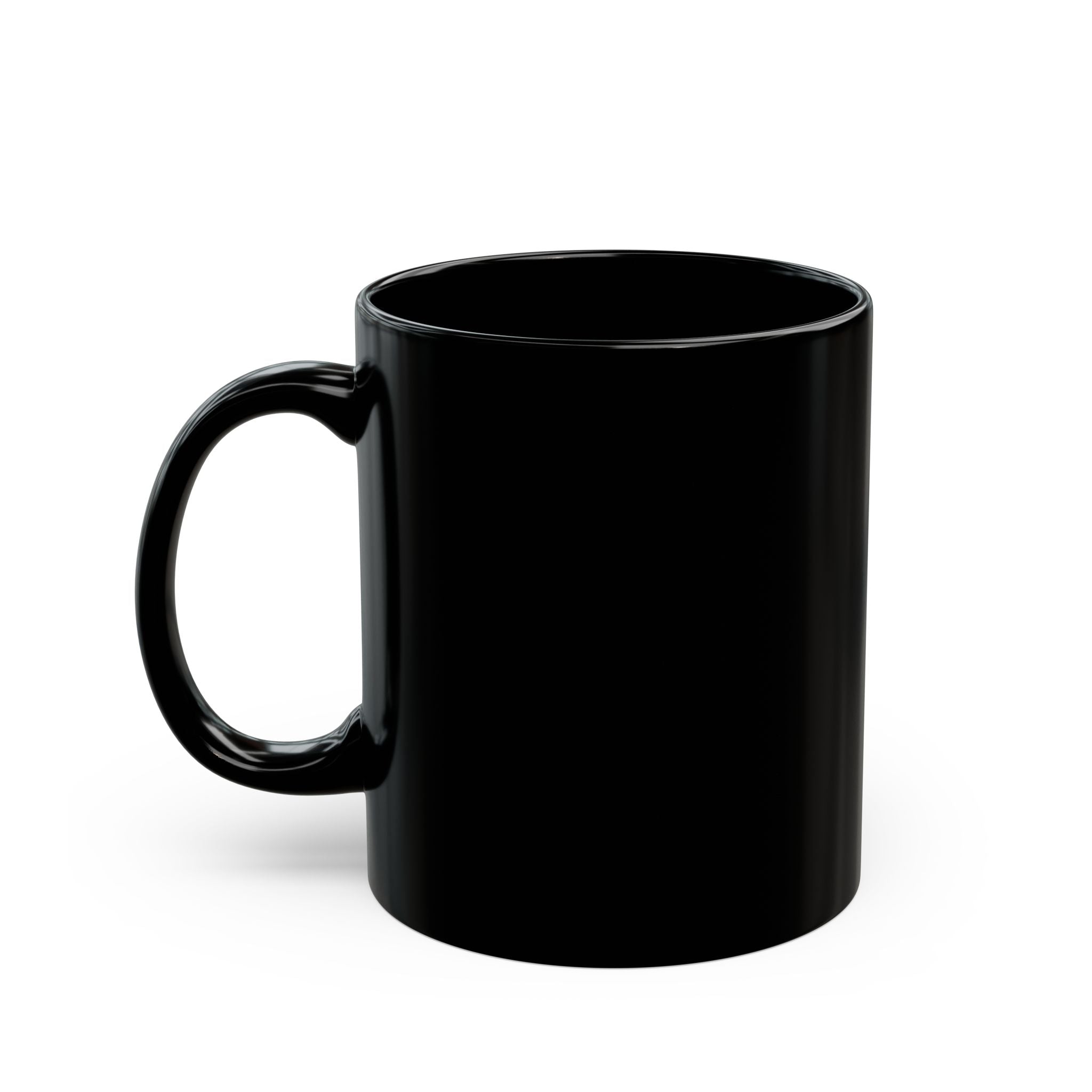 Hoy amanecí muñeco — Black Ceramic Mug  11oz