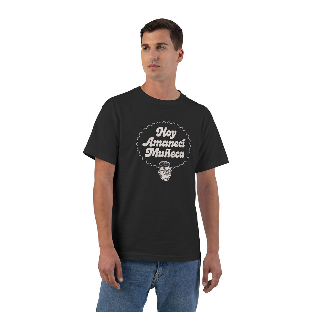 Hoy Amanecí Muñeco T-Shirt — Funny Spanish Phrase Graphic Tee