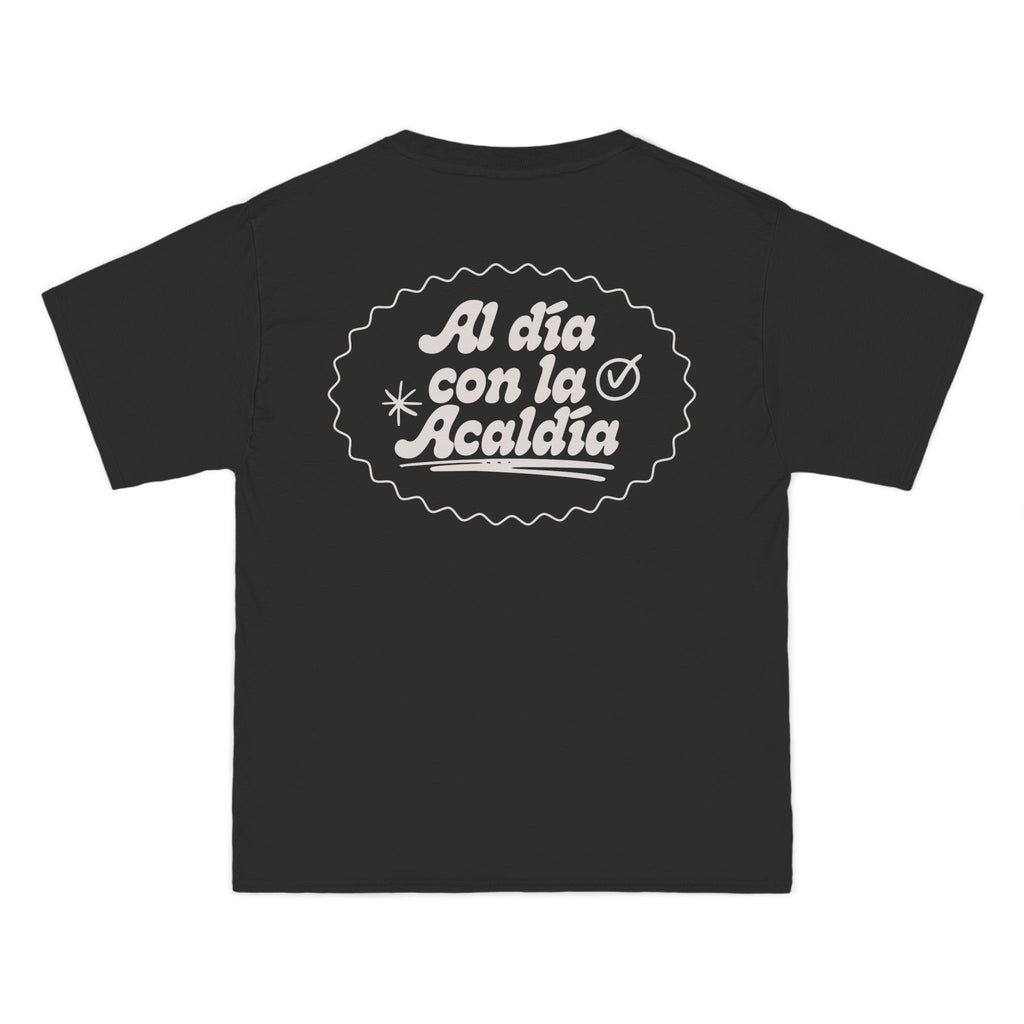 Al dia con la alcaldia T-Shirt — Funny Spanish Phrase Graphic Tee